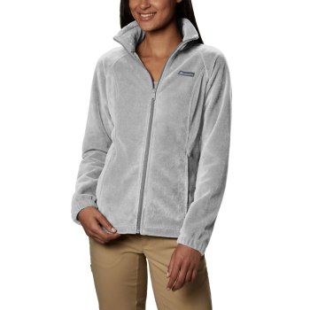 Dámské Bundy Columbia Benton Springs Full Zip Fleece Petite Šedé KJQCXO809